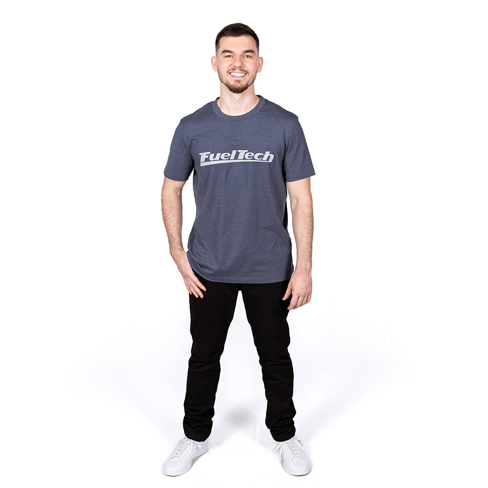 Camiseta Azul Mescla FT