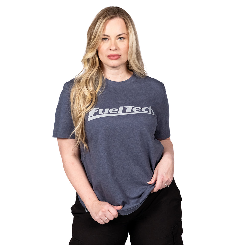 Camiseta Azul Mescla FT