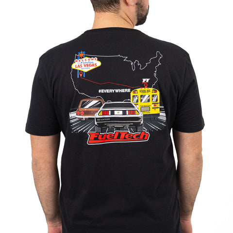 Camiseta Tour Vegas FT - costas com estampa Las Vegas